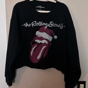 Christmas Rolling Stones sweatshirt